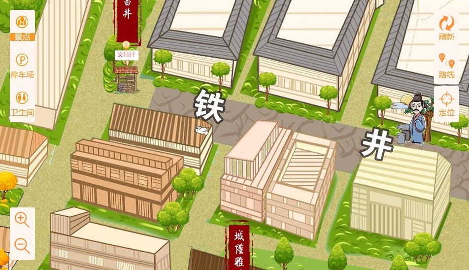 正定智慧景区：手绘地图与语音导览的完美融合