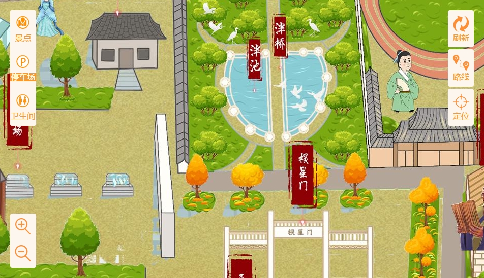 正定手绘地图景区语音讲解导览系统：智慧景区建设的基石